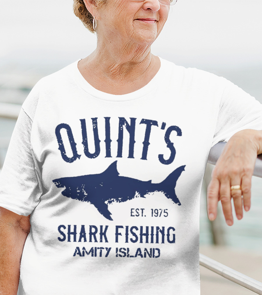 Quint’s Shark Fishing Amity Island EST 1975 T-Shirt