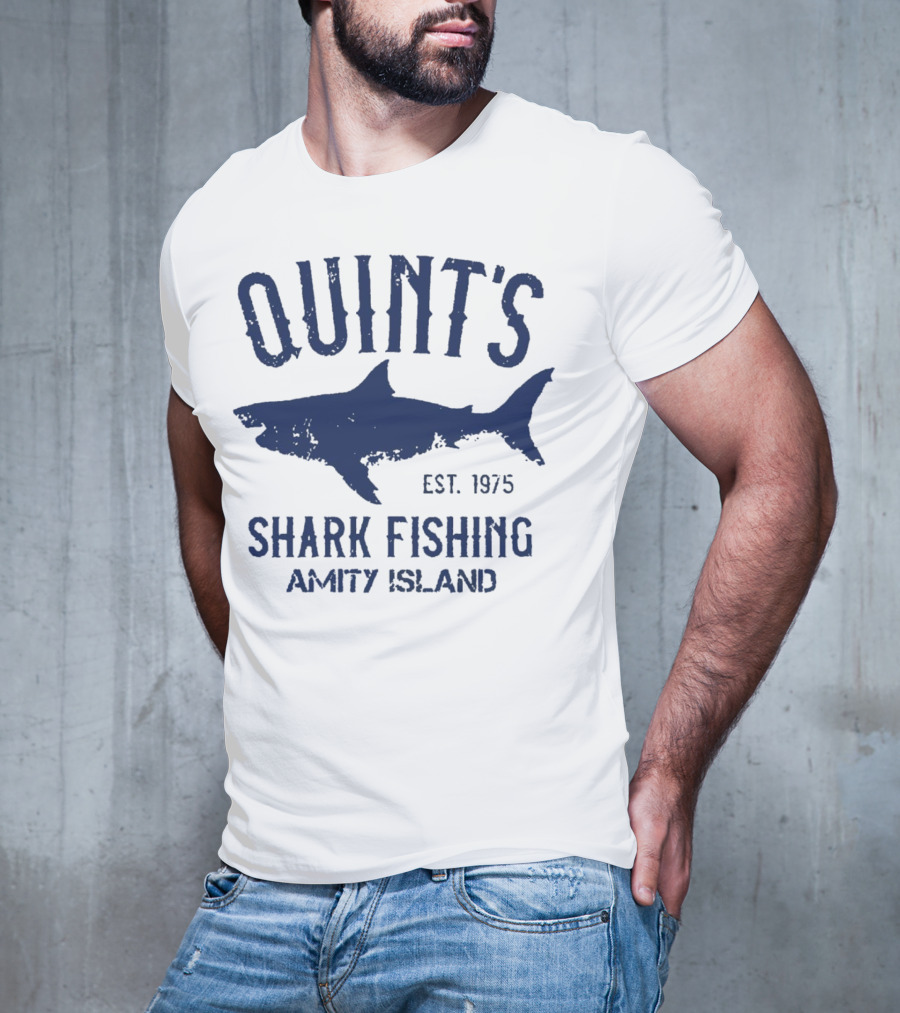 Quint’s Shark Fishing Amity Island EST 1975 T-Shirt