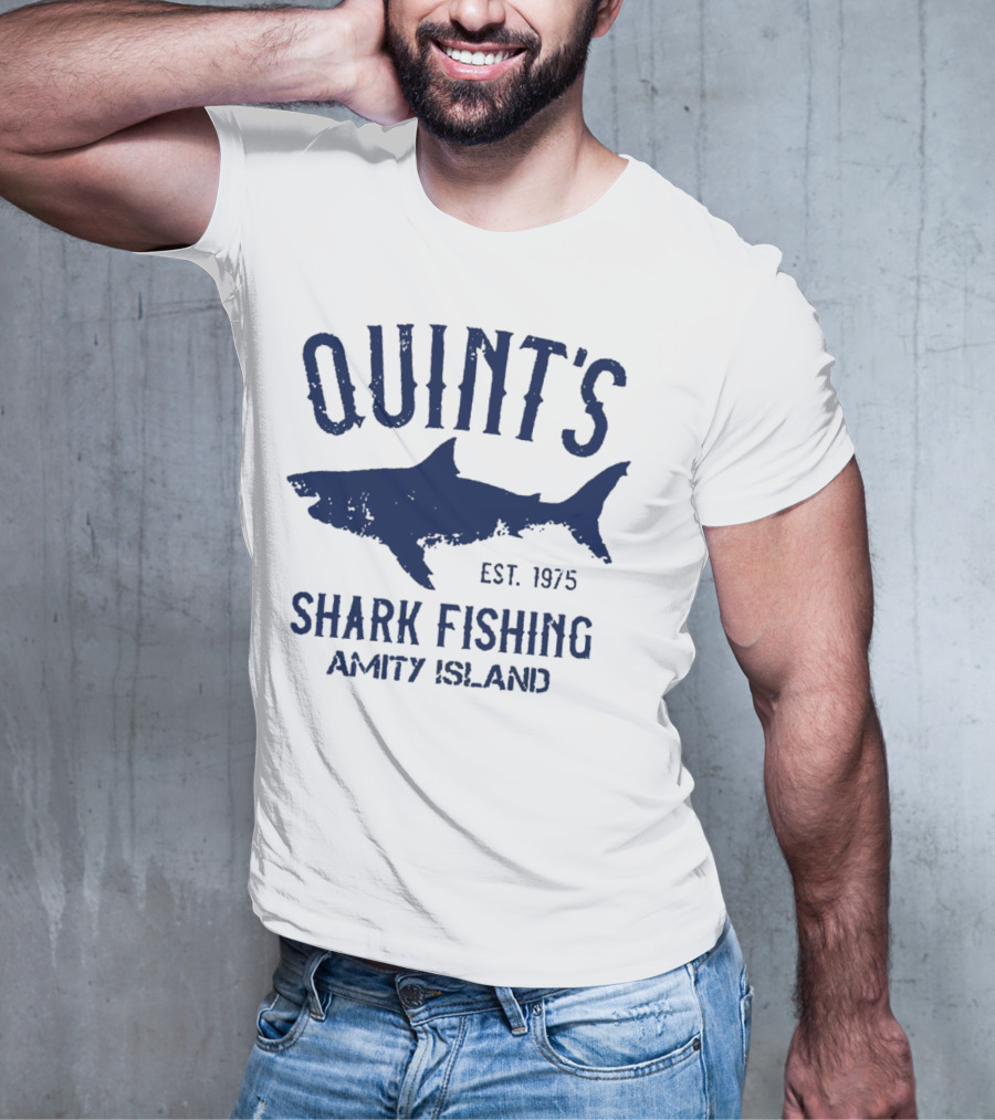 Quint’s Shark Fishing Amity Island EST 1975 T-Shirt