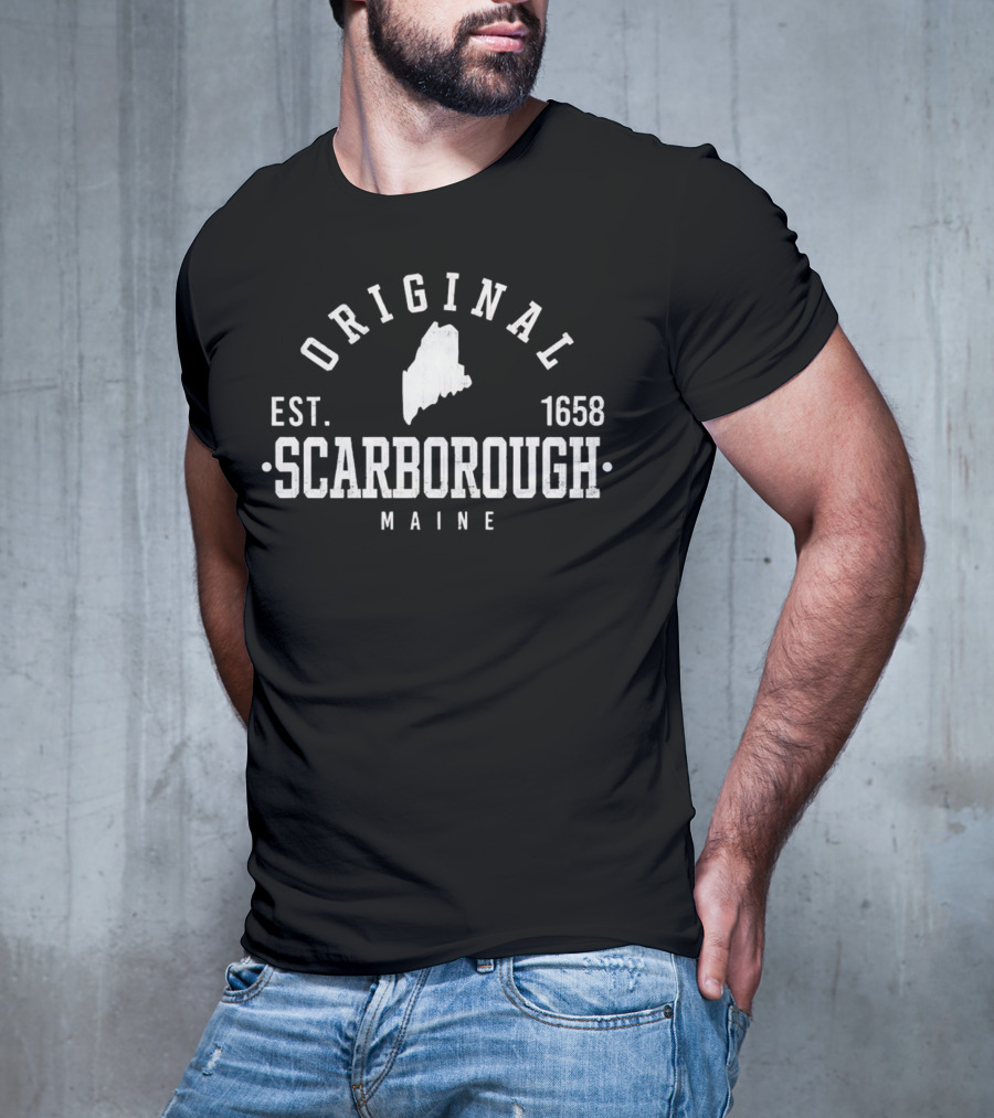 Original Scarborough Maine Est 1658 T-Shirt