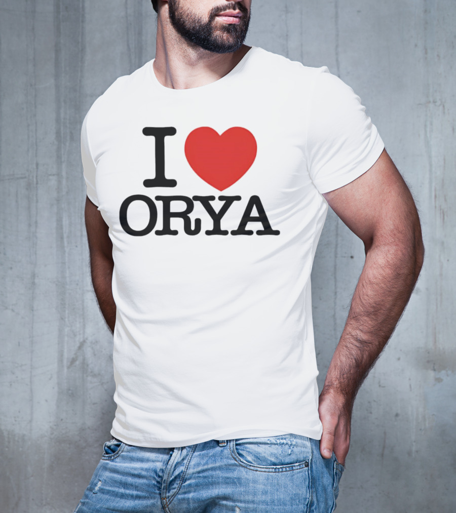 I Love ORYA Heart Icon T-Shirt