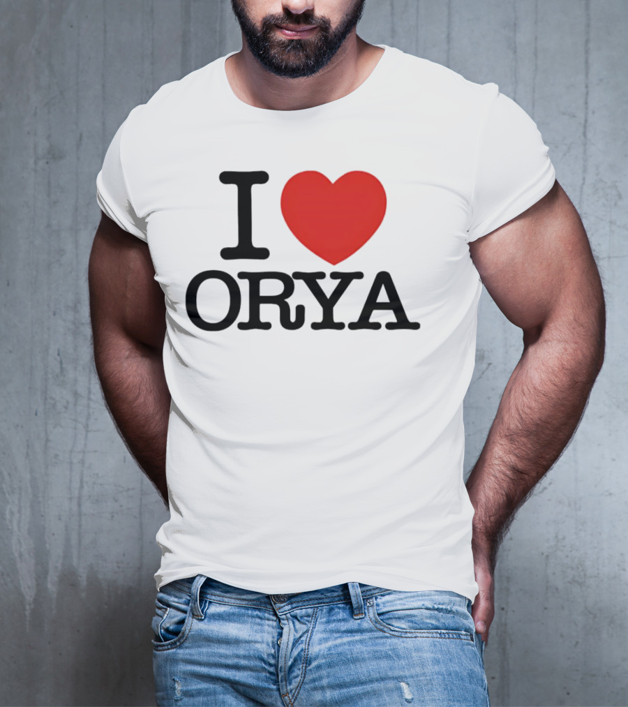 I Love ORYA Heart Icon T-Shirt