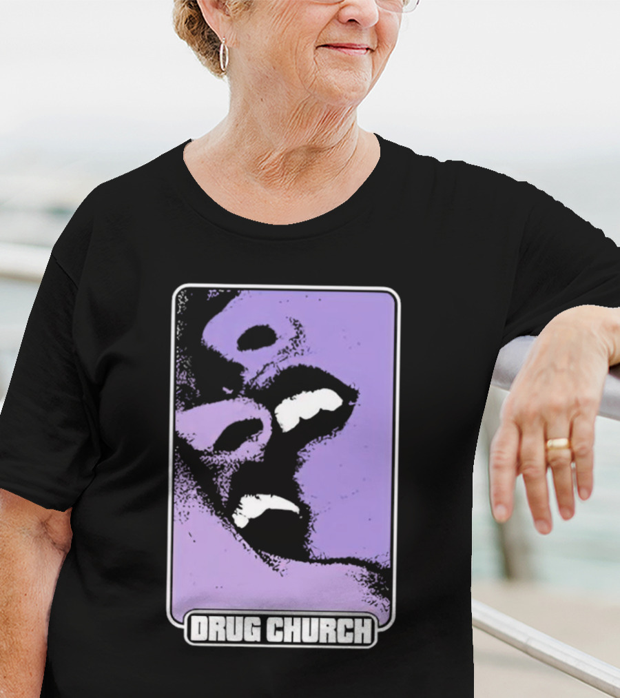 Drug Church Purple Lips Pure Noise T-Shirt