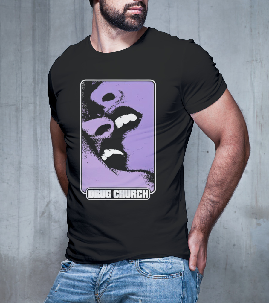 Drug Church Purple Lips Pure Noise T-Shirt
