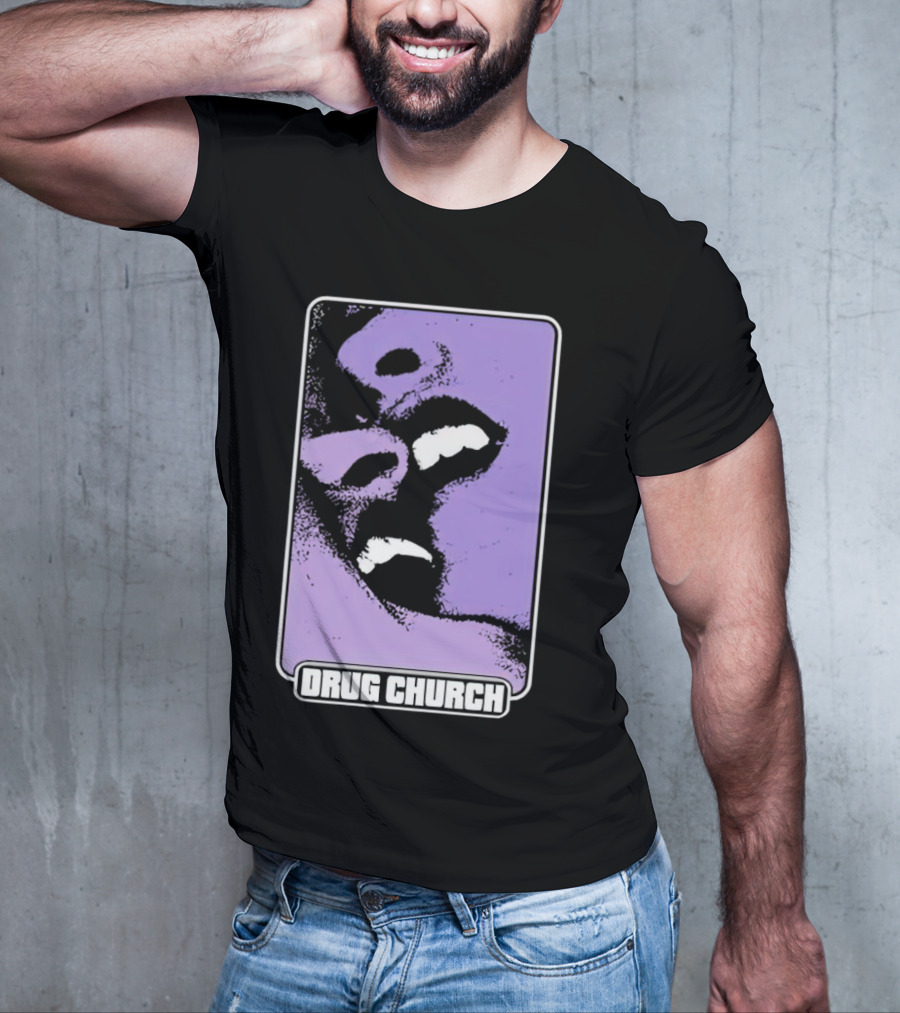 Drug Church Purple Lips Pure Noise T-Shirt