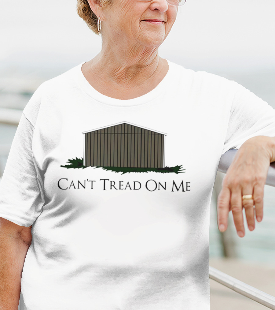 Can't Tread On Me Shed With Grass Elements T-Shirt