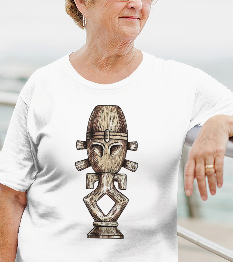 Seeking Jamaharon Ancient Symbol With Tribal Mask T-Shirt