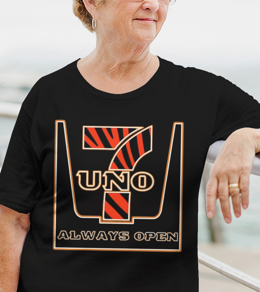Uno Always Open 7 Bengals T-Shirt