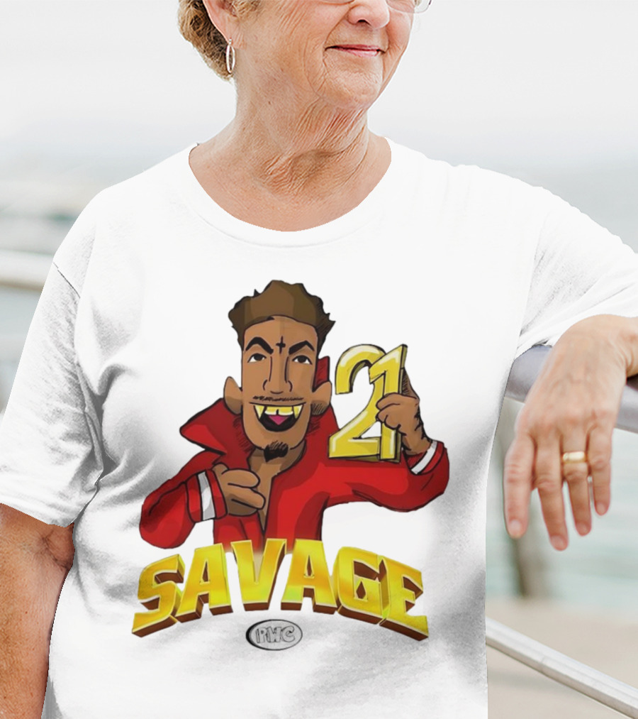 Savage 21 PWC Cartoon Character T-Shirt