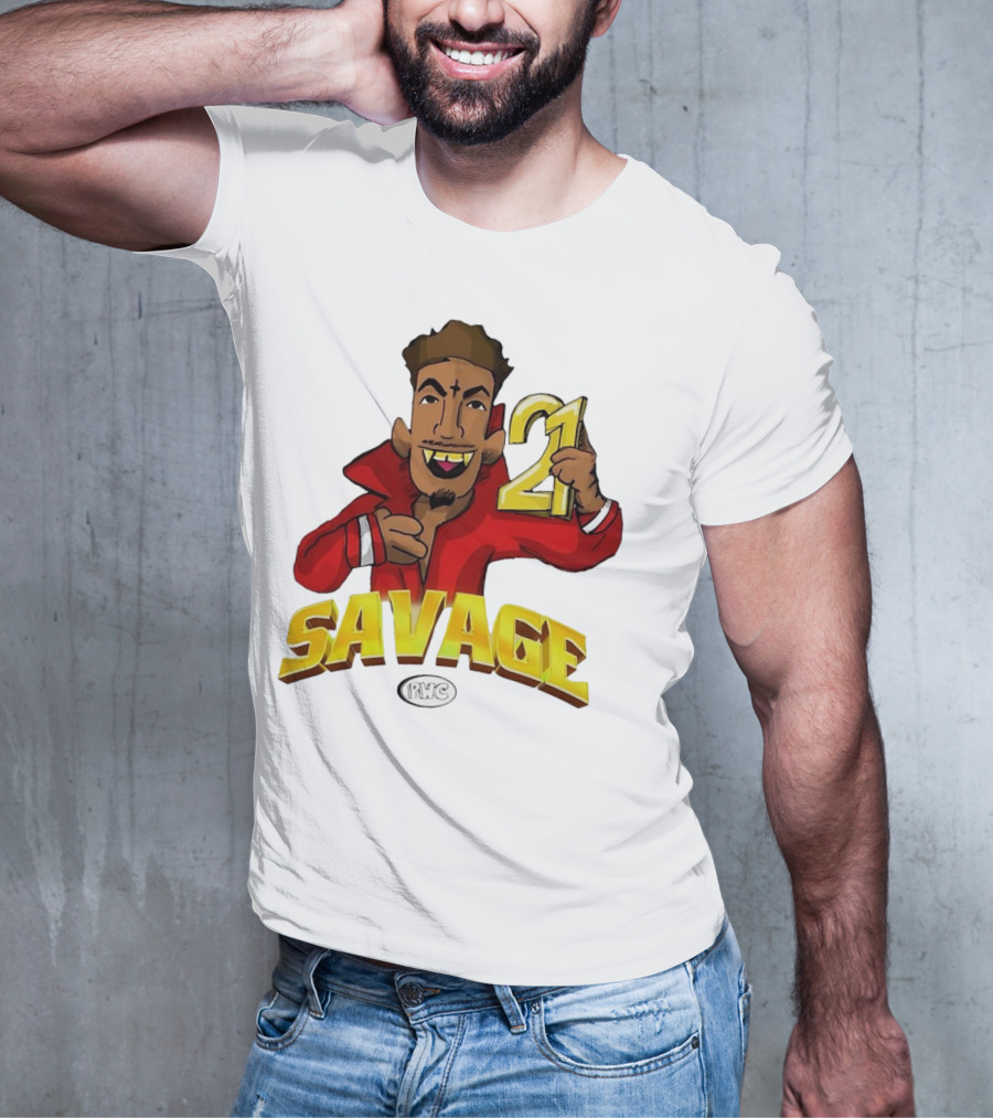 Savage 21 PWC Cartoon Character T-Shirt