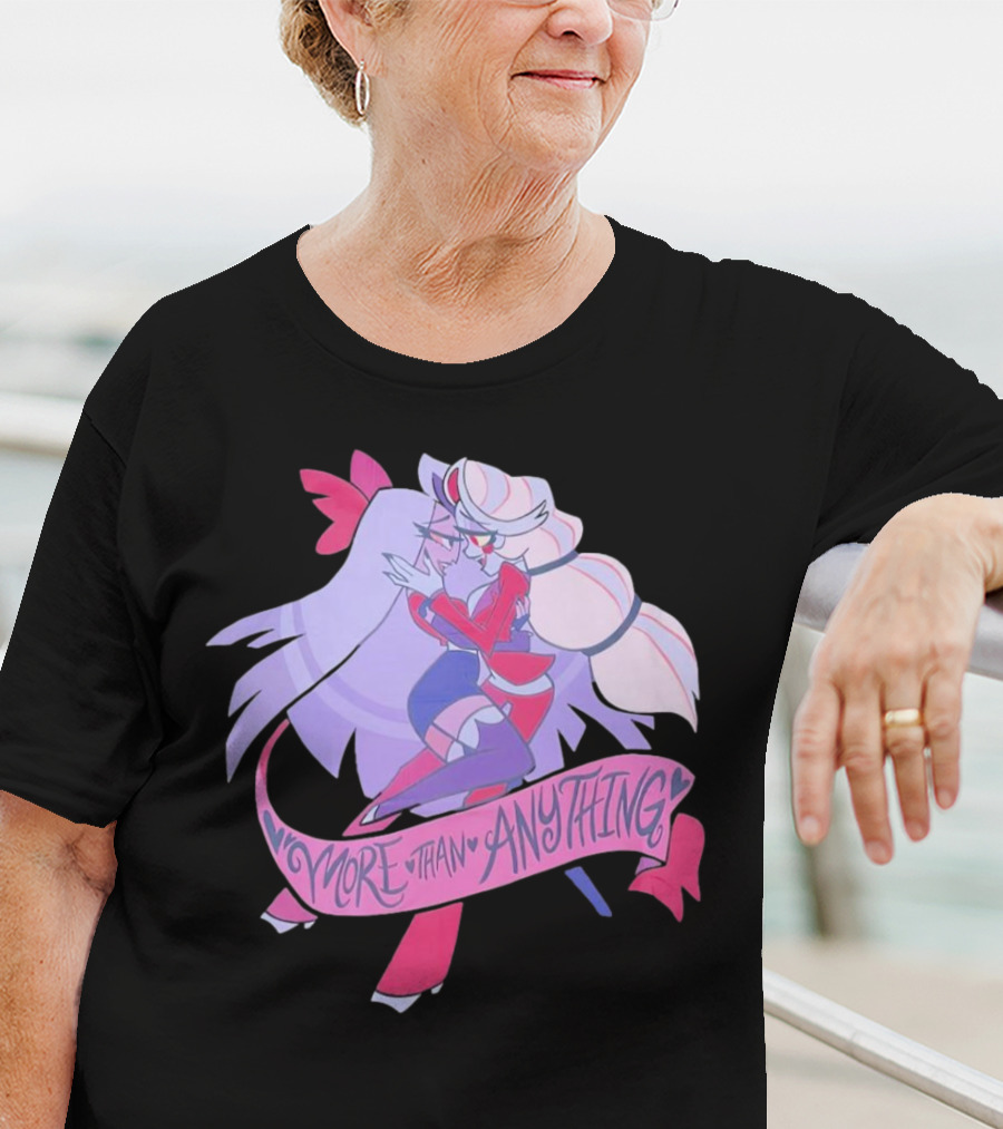 Charlie And Vaggie Hazbin Hotel More Than Anything T-Shirt