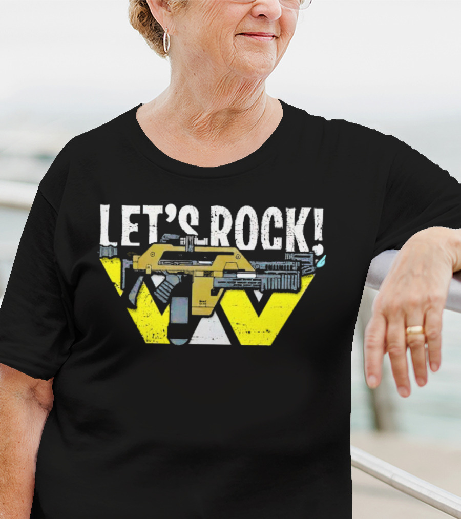 LET'S ROCK Aliens Weyland Yutani Pulse Rifle T-Shirt