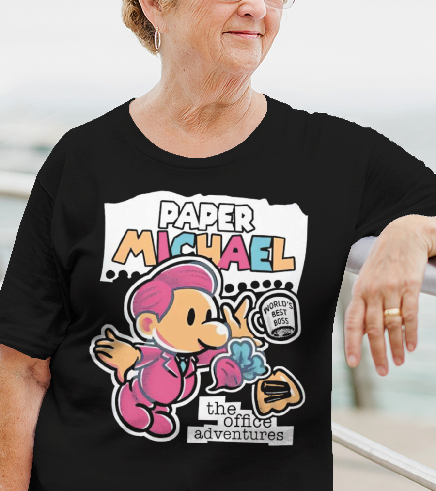 Paper Michael World's Best Boss The Office Adventures T-Shirt