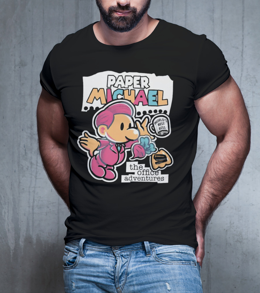 Paper Michael World's Best Boss The Office Adventures T-Shirt
