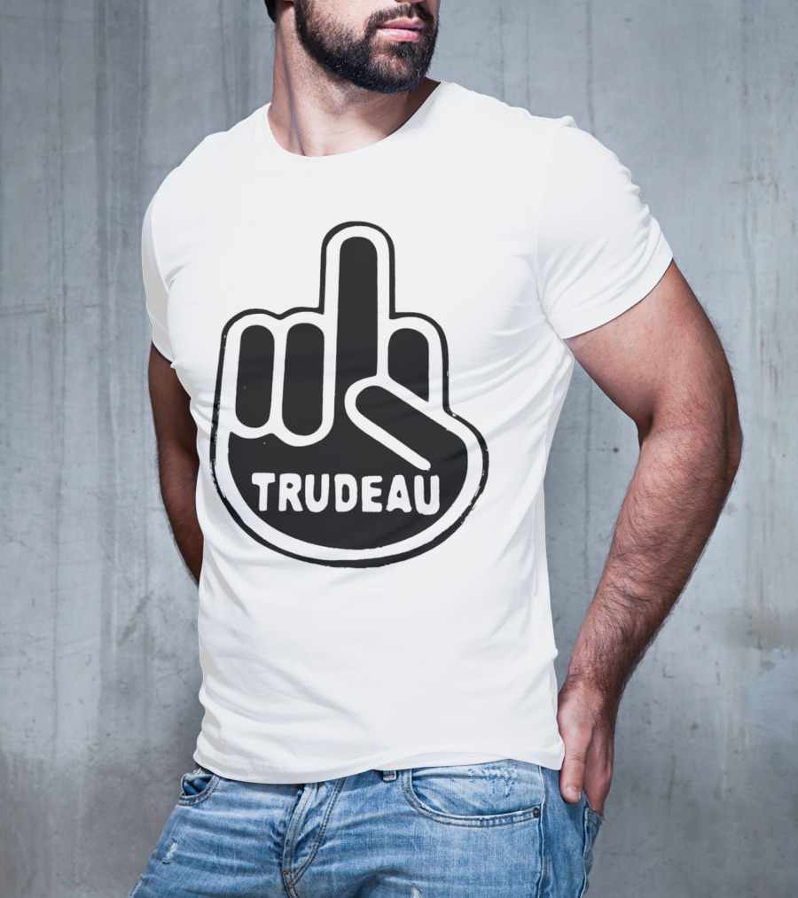 Trudeau Middle Finger Hand Gesture T-Shirt