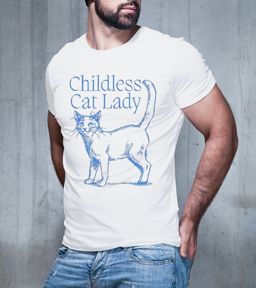 Childless Cat Lady Feline T-Shirt