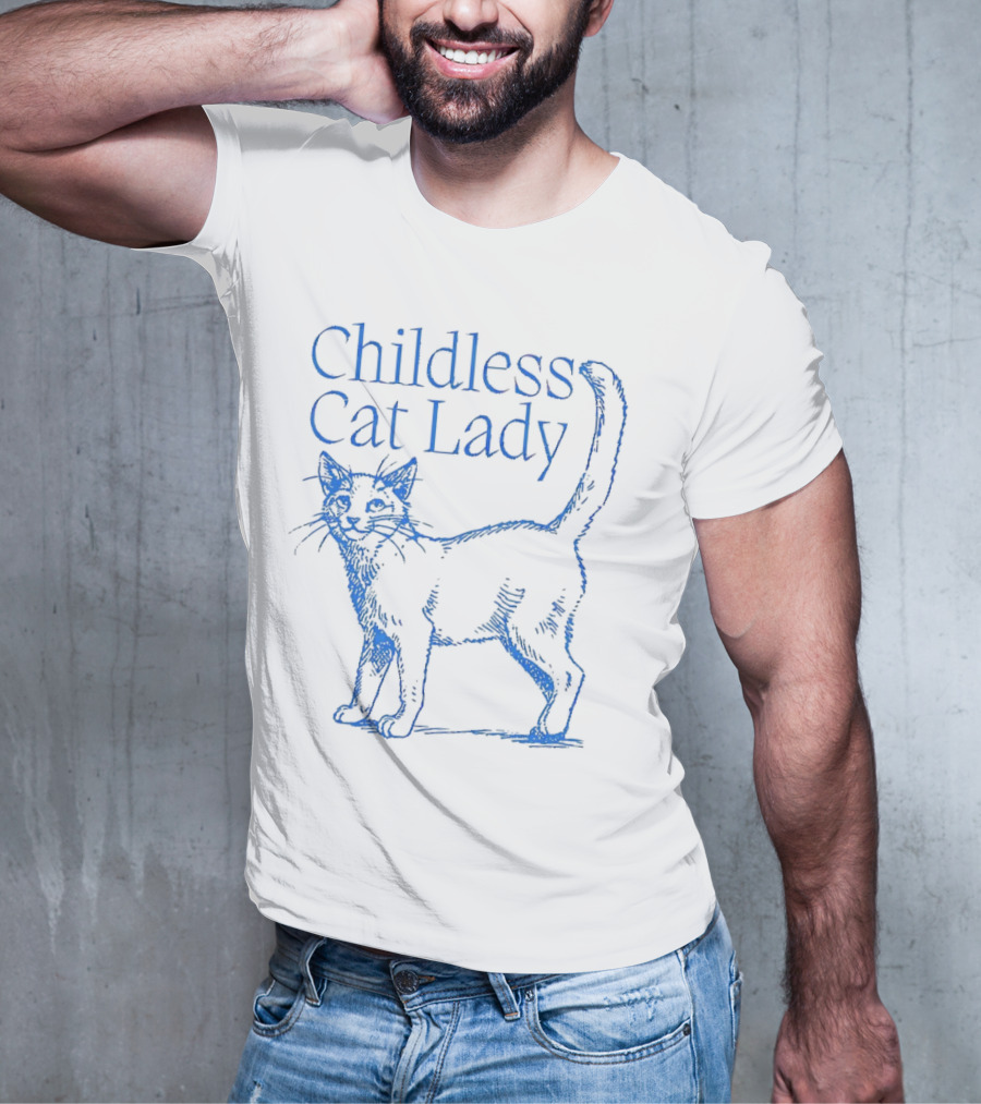 Childless Cat Lady Feline T-Shirt