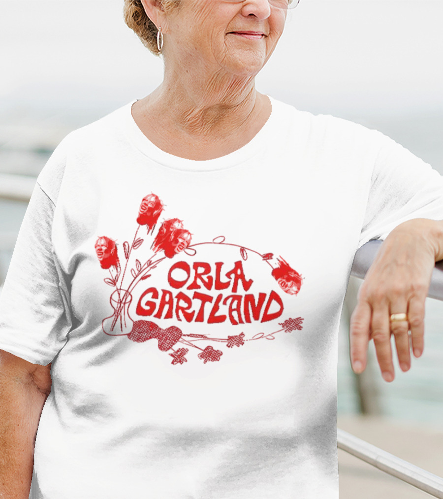 Orla Gartland Floral Red Faces T-Shirt