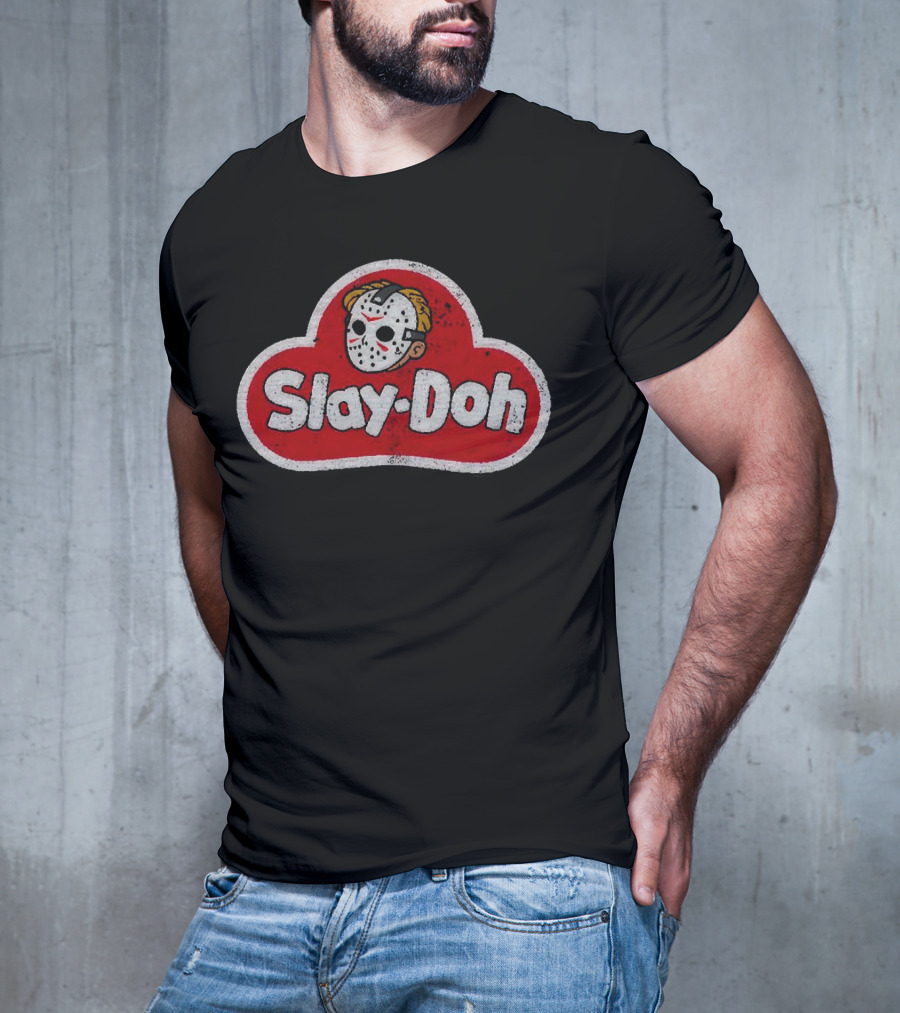 Slay-Doh Jason Mask Horror T-Shirt