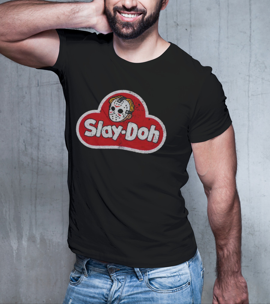 Slay-Doh Jason Mask Horror T-Shirt