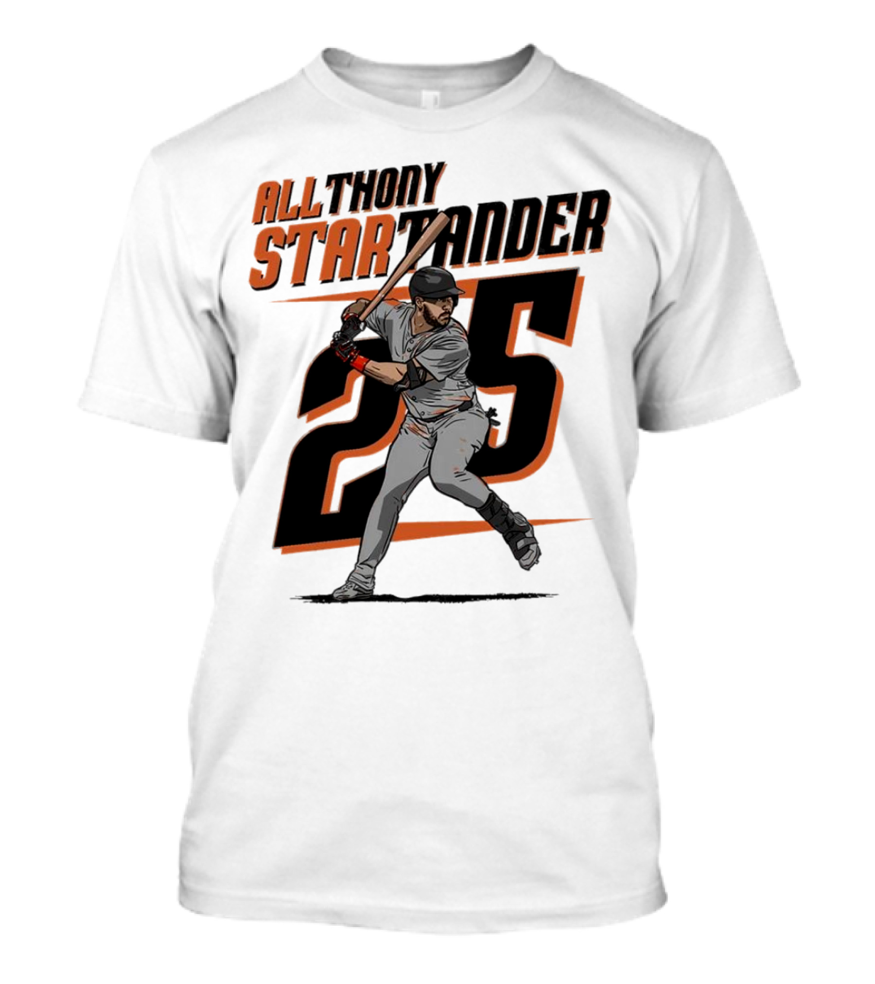 Anthony Santander All-Star Baseball Player Number 25 Baltimore T-Shirt