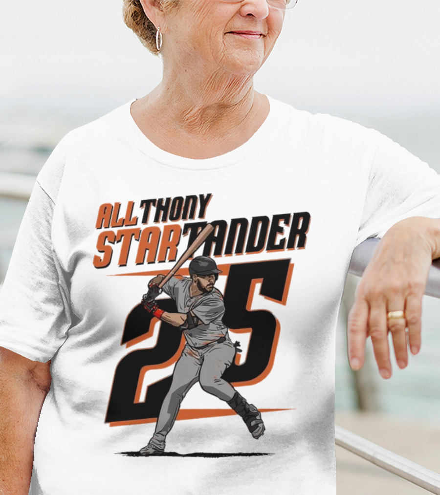 Anthony Santander All-Star Baseball Player Number 25 Baltimore T-Shirt