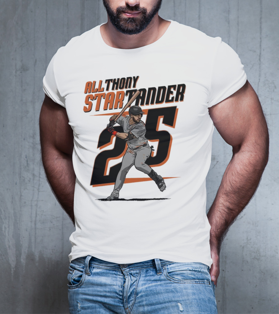 Anthony Santander All-Star Baseball Player Number 25 Baltimore T-Shirt