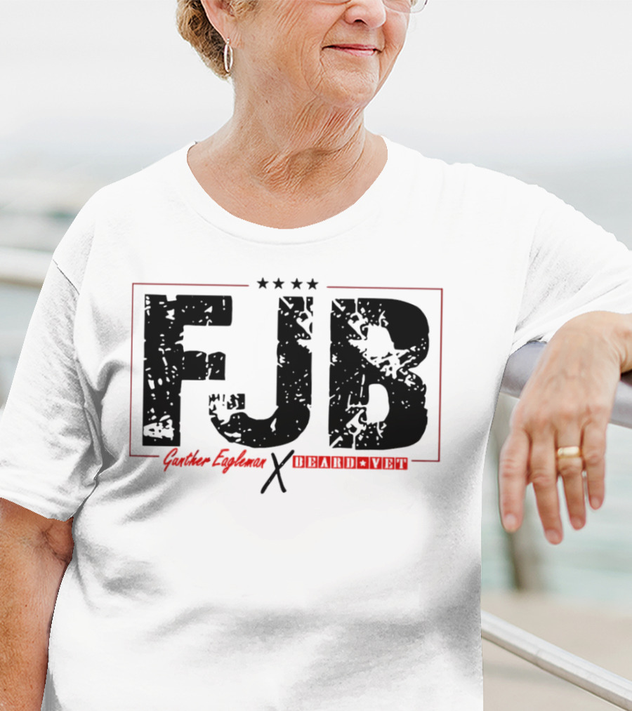 FJB Gunther Eagleman Beard Vet Collaboration Stars T-Shirt