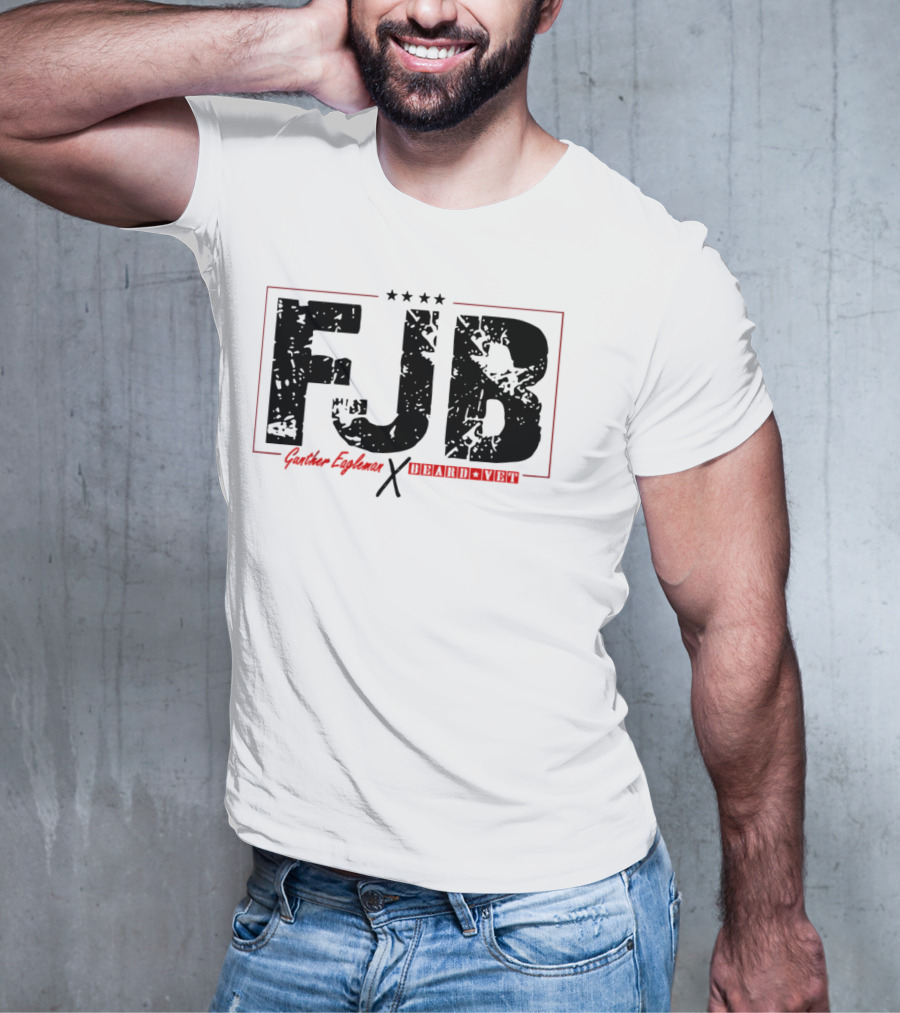 FJB Gunther Eagleman Beard Vet Collaboration Stars T-Shirt