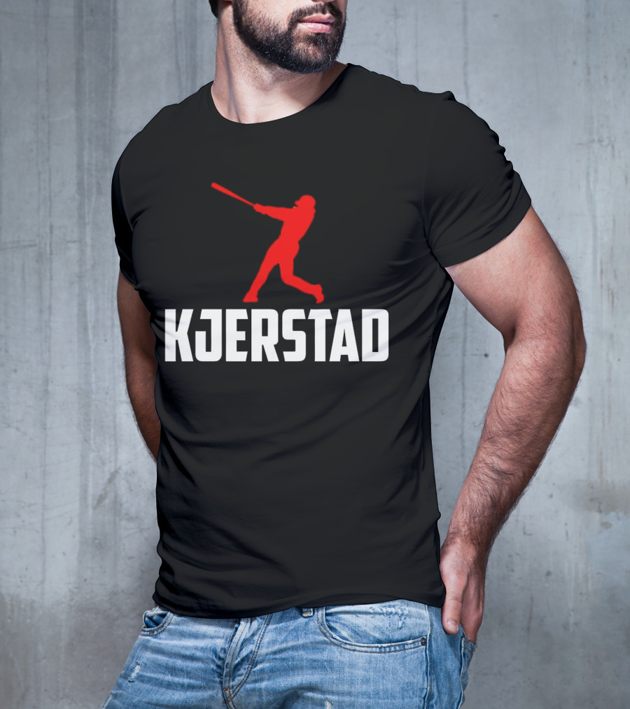 Kjerstad Baseball Player Silhouette Baltimore Orioles T-Shirt