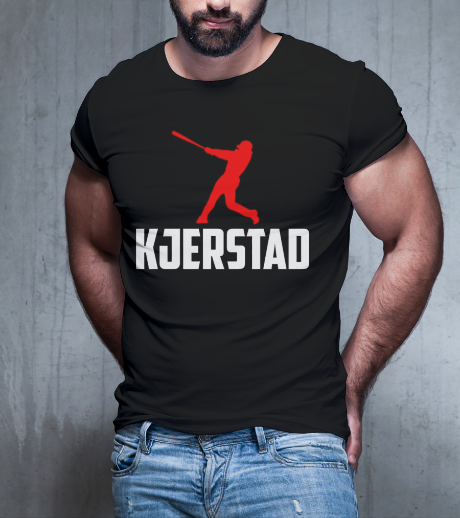 Kjerstad Baseball Player Silhouette Baltimore Orioles T-Shirt