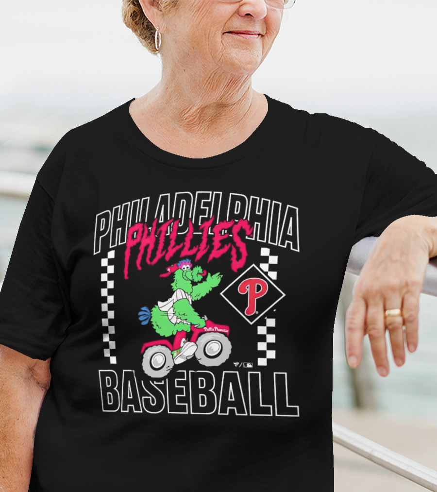 Philadelphia Phillies Baseball Phanatic Scooter Race T-Shirt