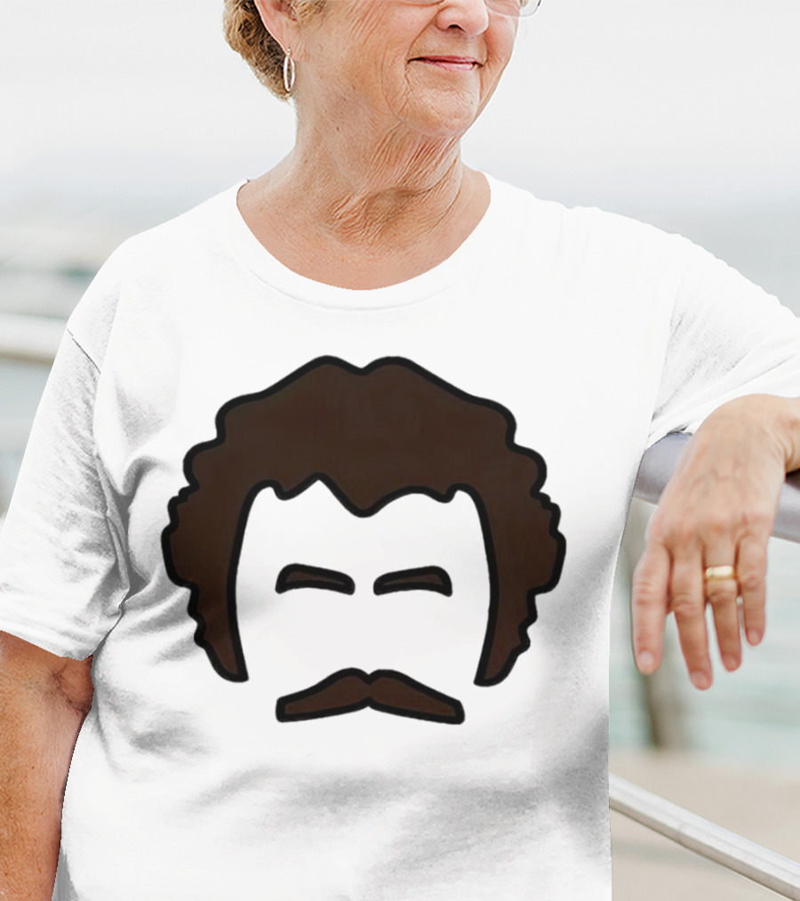 John Oates Mustache Hair T-Shirt