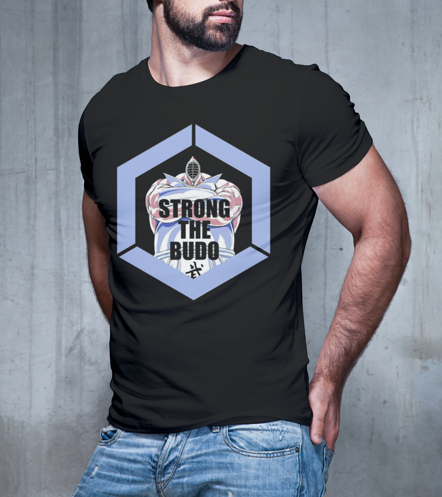 Strong The Budo Martial Arts Warrior Hexagon Emblem T-Shirt