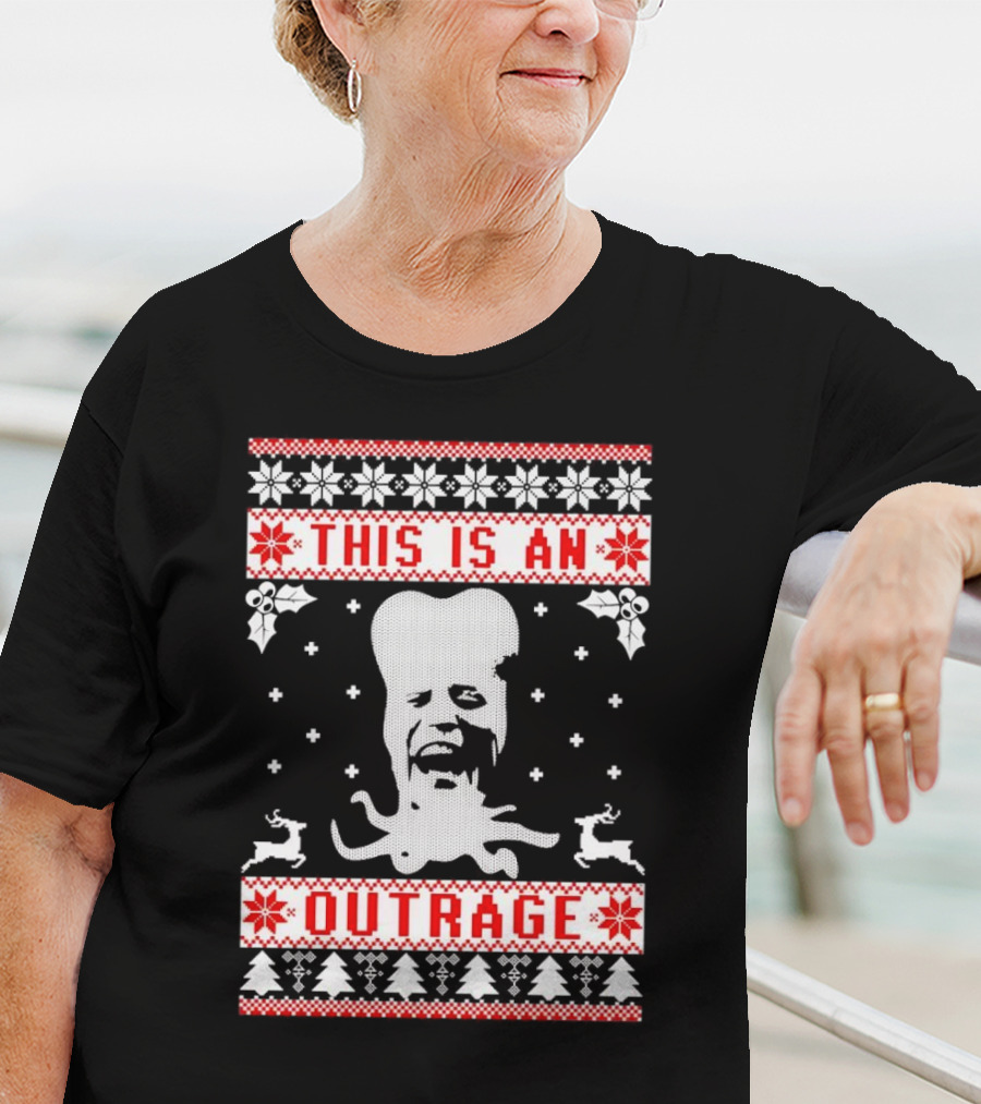 This Is An Outrage The Mighty Boosh Ugly T-Shirt