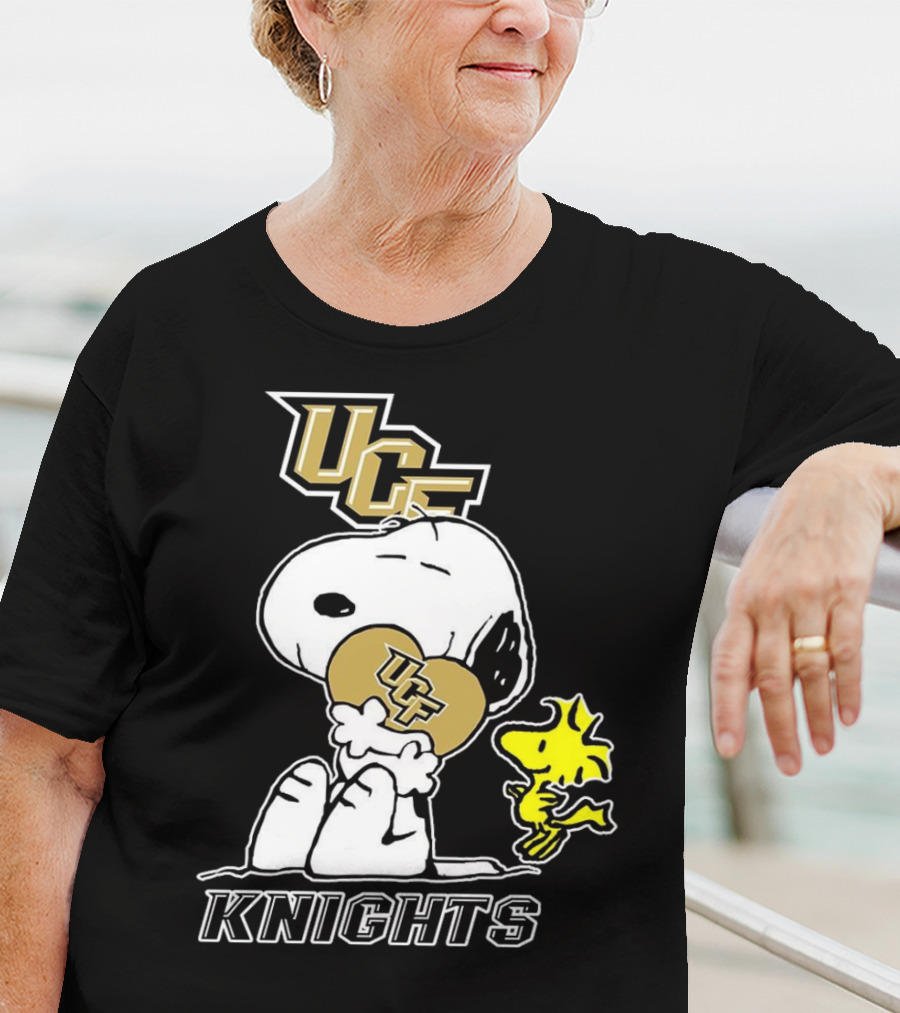 Snoopy And Woodstock UCF Knights Football Team Spirit T-Shirt