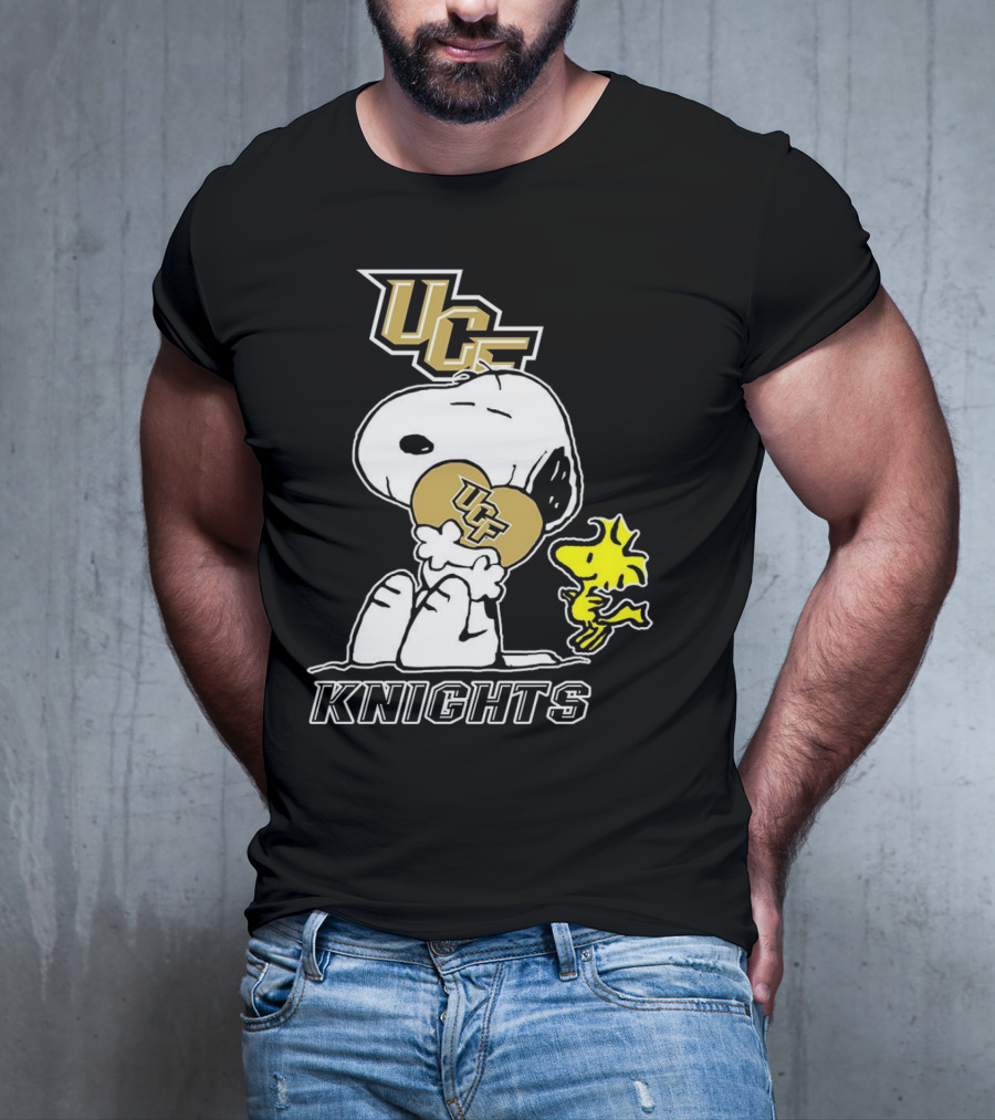 Snoopy And Woodstock UCF Knights Football Team Spirit T-Shirt