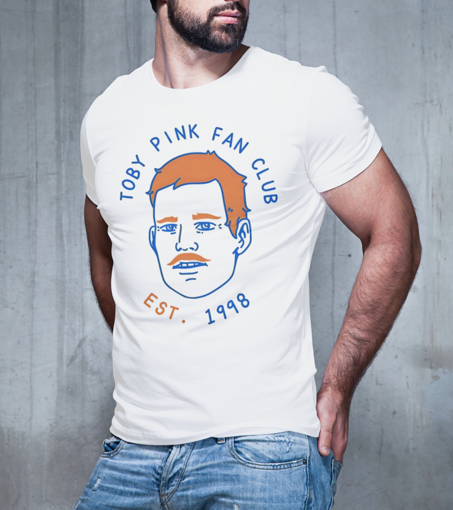 Toby Pink Fan Club Est 1998 Orange T-Shirt