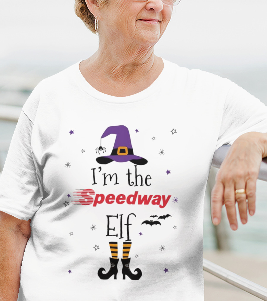I’m The Speedway Elf Witch Halloween T-Shirt
