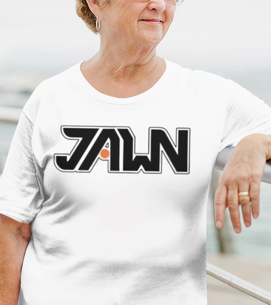 Philadelphia Flyers Jawn Logo With Orange Dot T-Shirt