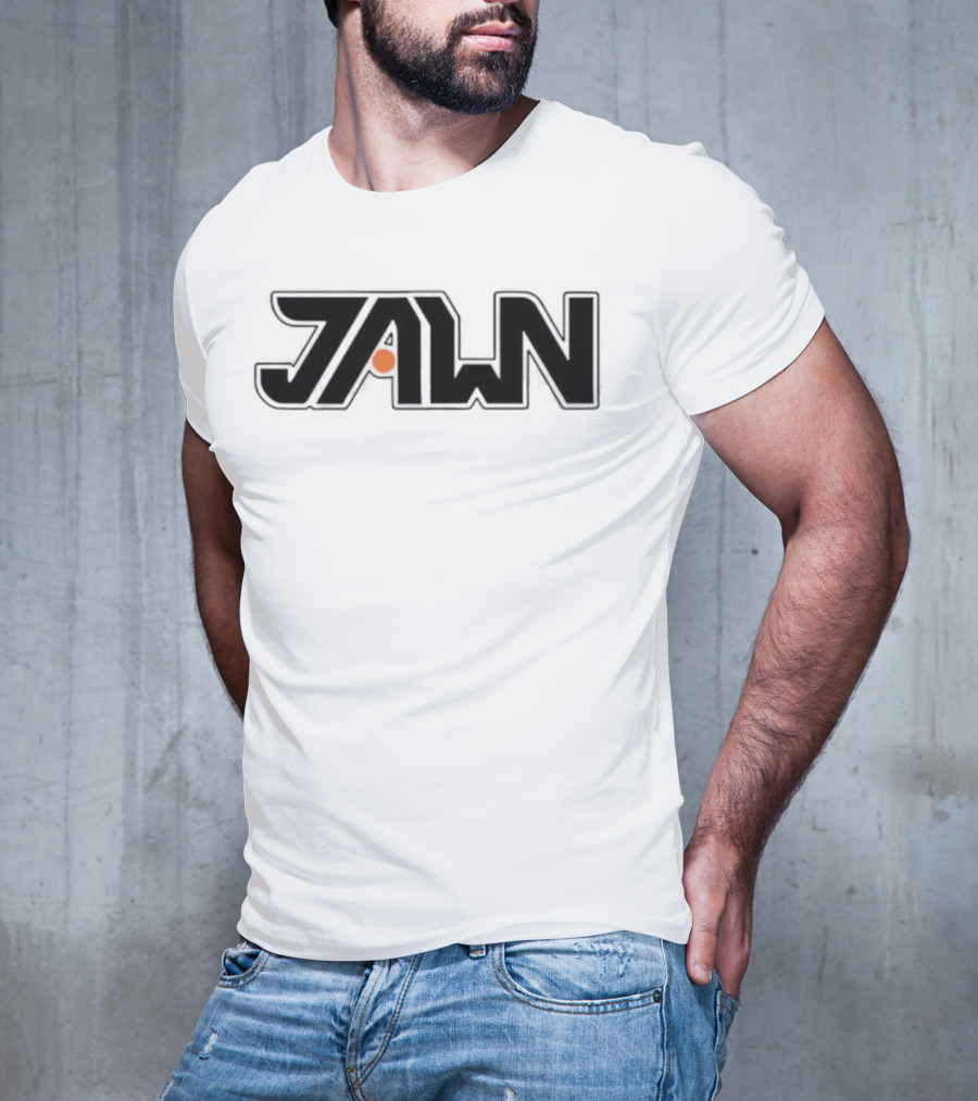 Philadelphia Flyers Jawn Logo With Orange Dot T-Shirt