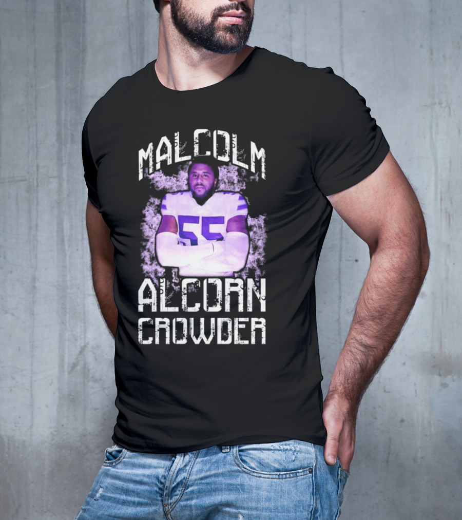 Malcolm Alcorn Crowder Kansas State Wildcats 55 T-Shirt