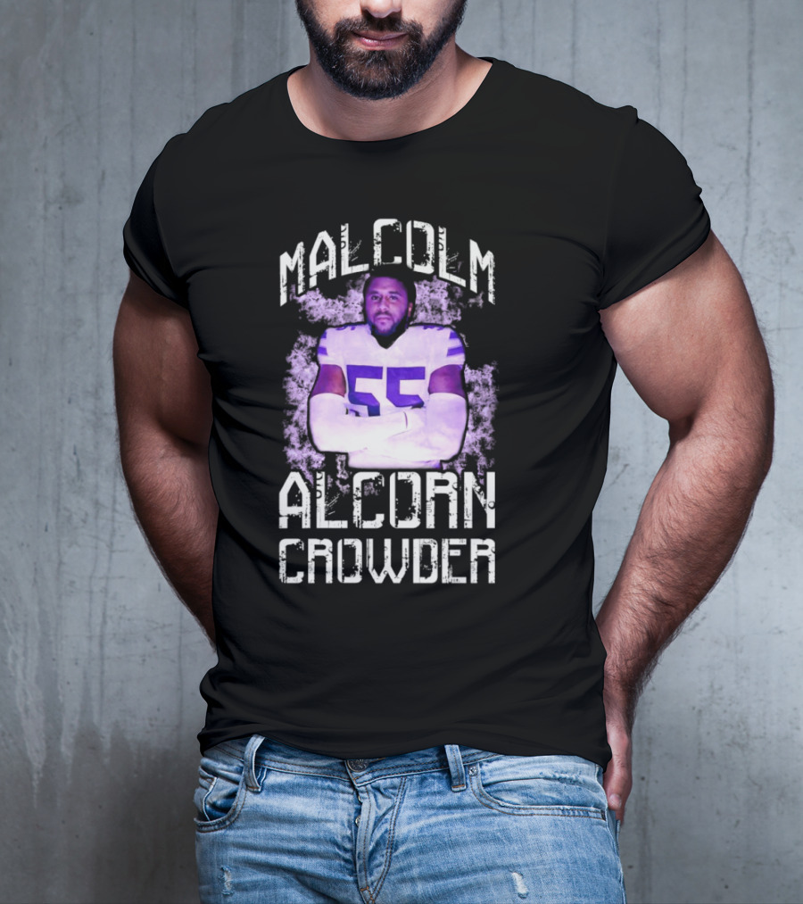 Malcolm Alcorn Crowder Kansas State Wildcats 55 T-Shirt