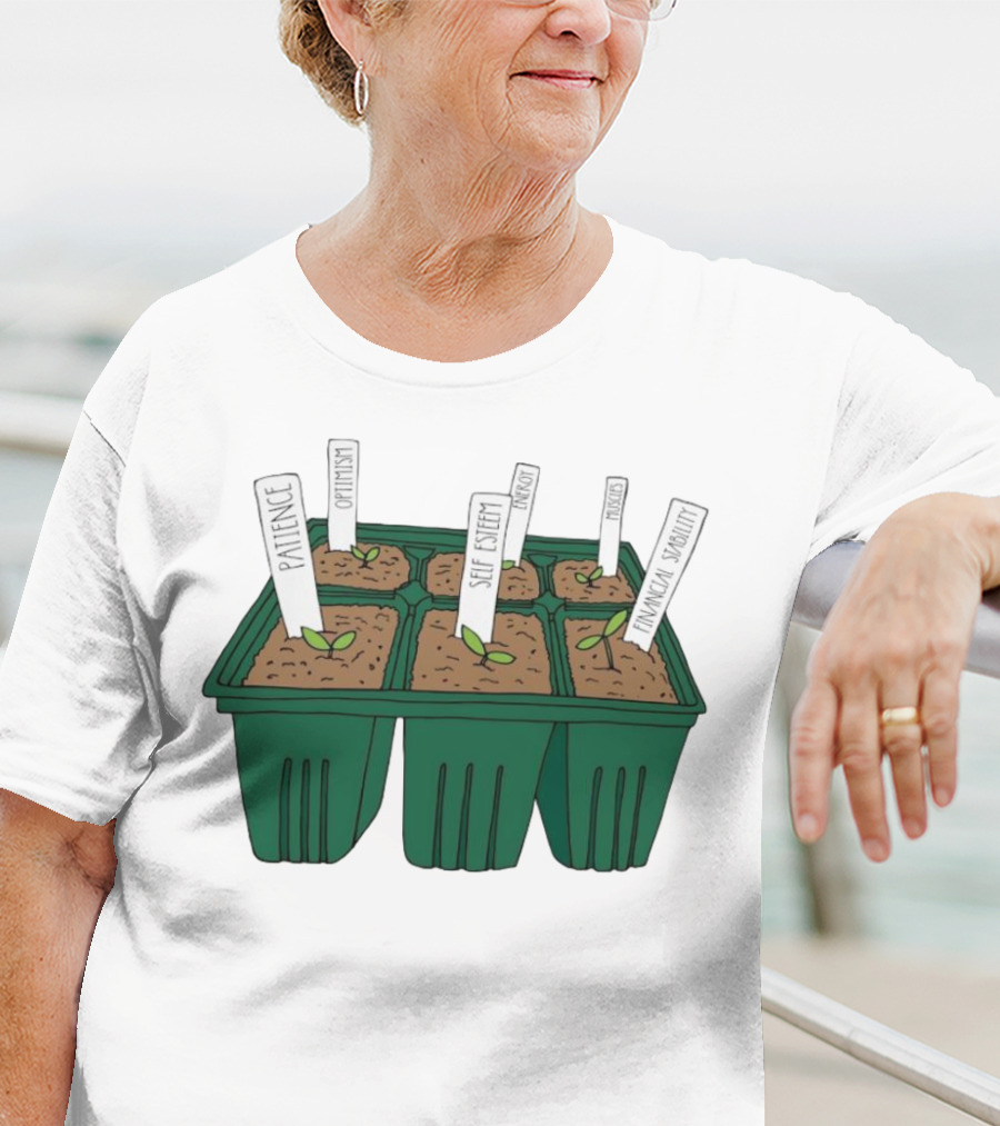 Patience Optimism Self Esteem Energy Finance Responsibility T-Shirt