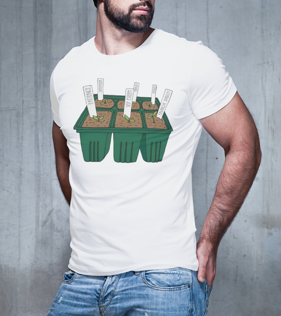 Patience Optimism Self Esteem Energy Finance Responsibility T-Shirt