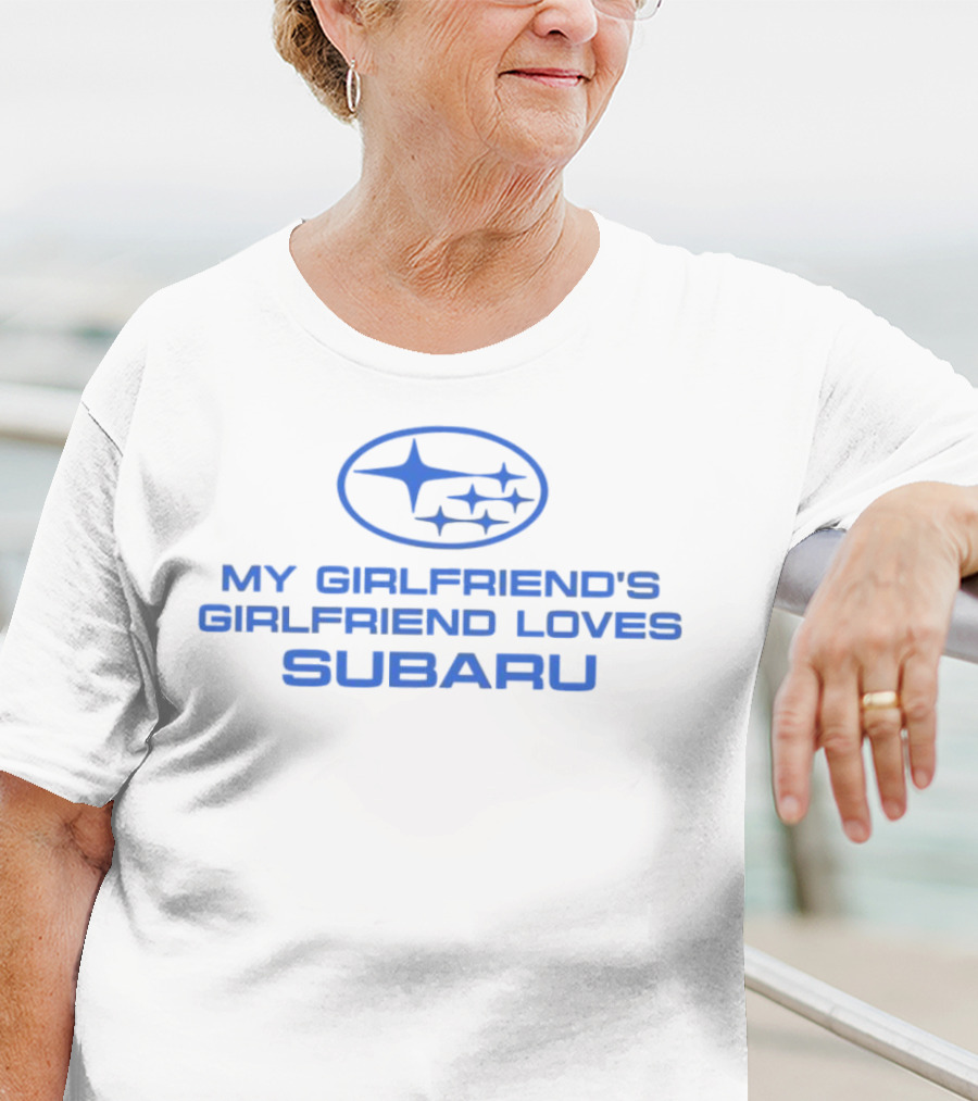Trevor Wallace My Girlfriend's Girlfriend Loves Subaru T-Shirt