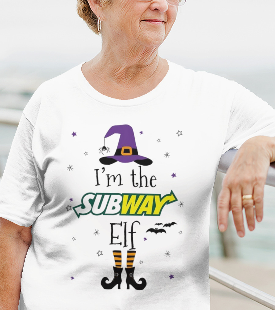 I’m The Subway Witch Elf Halloween T-Shirt