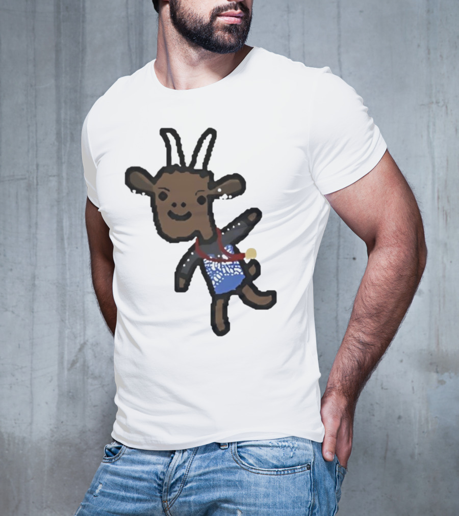 Goat Wearing Medal Inspired By Gymnastics Champion T-Shirt
