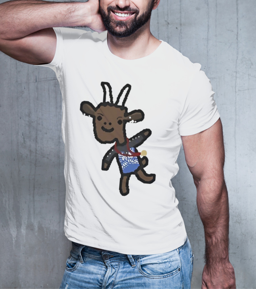 Goat Wearing Medal Inspired By Gymnastics Champion T-Shirt