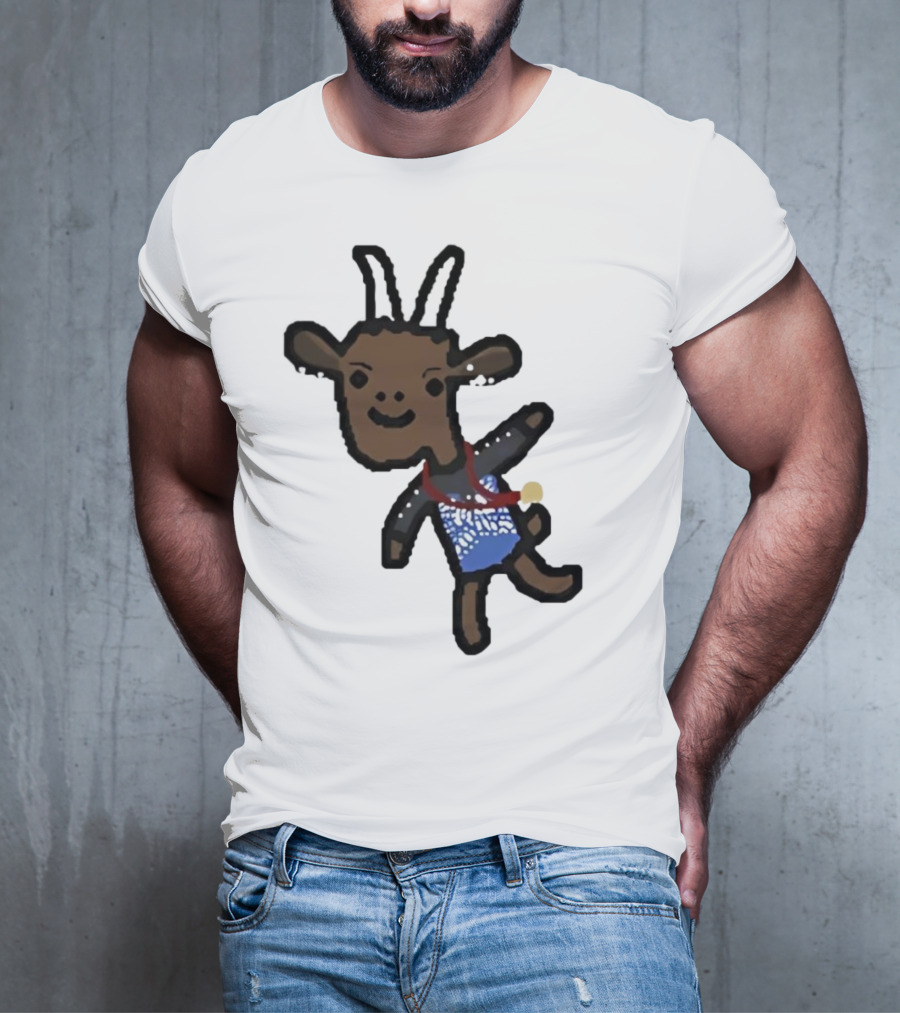 Goat Wearing Medal Inspired By Gymnastics Champion T-Shirt